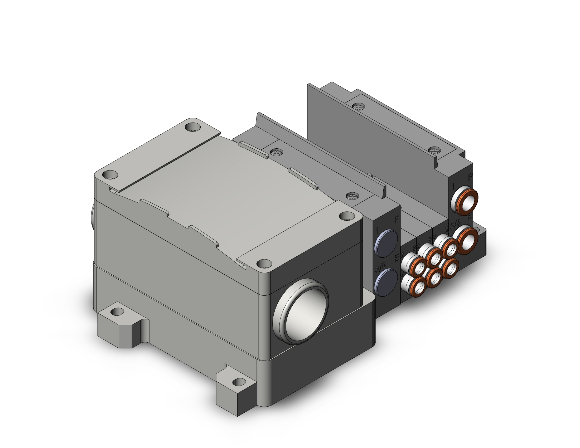 SMC SS5Y3-10T-03U-N7 manifold, NEW SY3000 MFLD