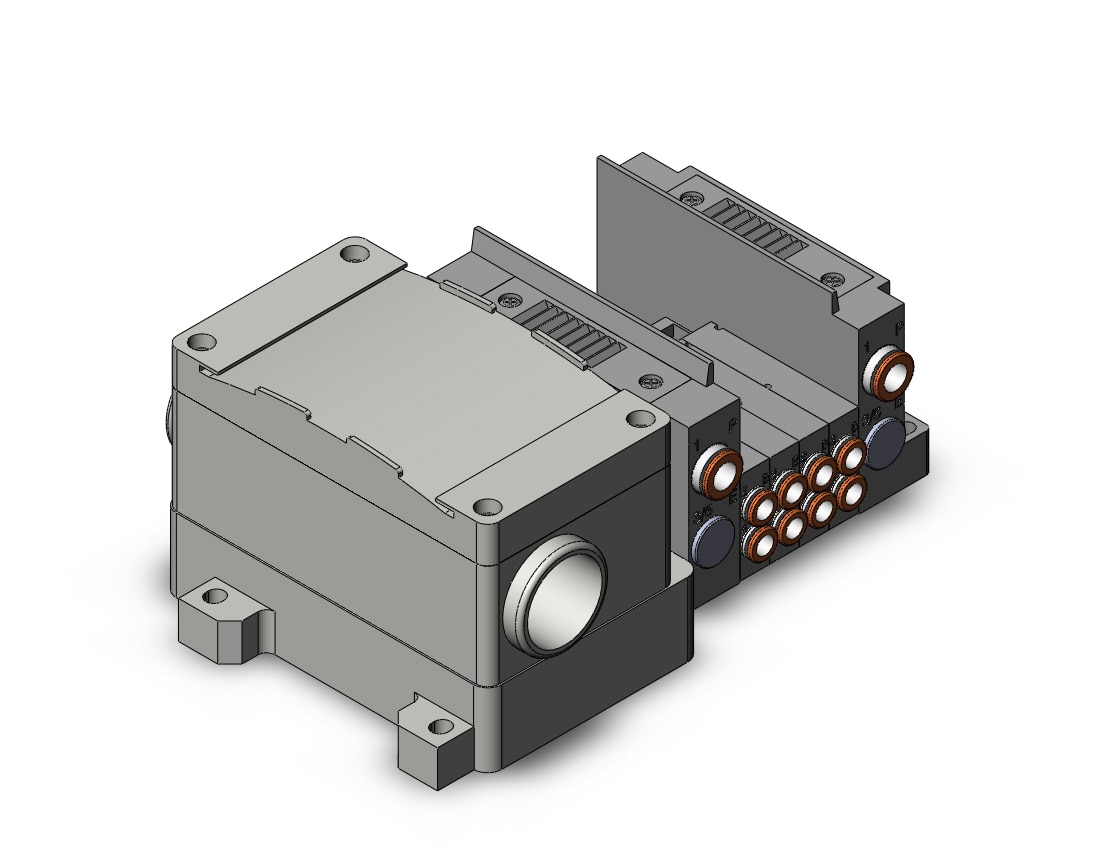 SMC SS5Y3-10T-04BS-C6 manifold, NEW SY3000 MFLD