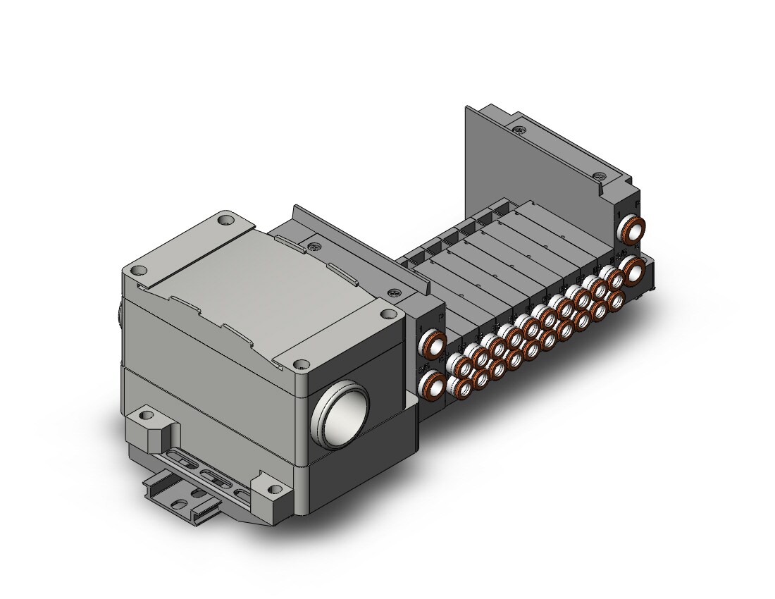 SMC SS5Y3-10T-10B-N7D ss5y3 10 sta manifold base, 4/5 PORT SOLENOID VALVE