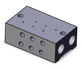 SMC SS5YJ3-S32-03-M5 mfld, base mt, syj3000 series, SS5YJ3 MFLD SYJ3000***