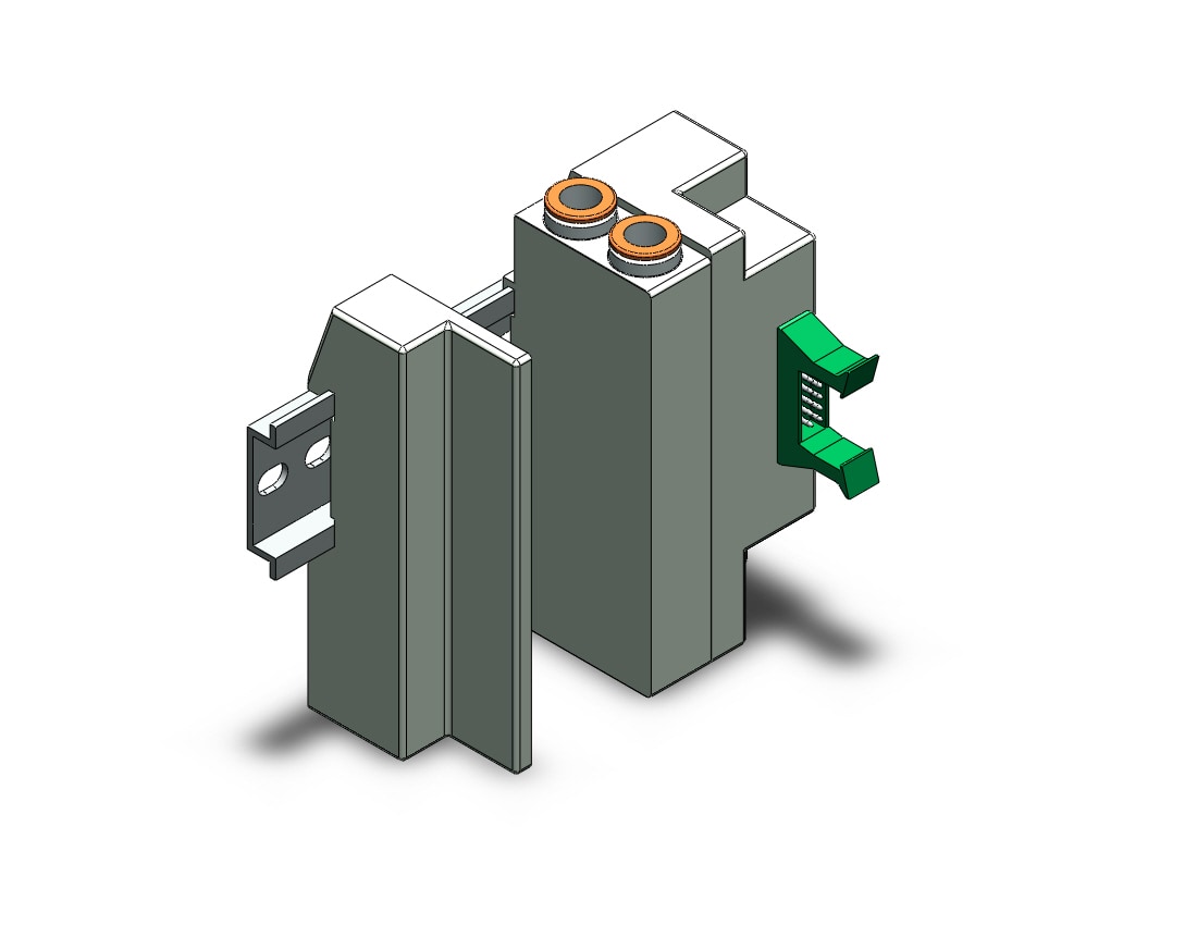 SMC SS5Z3-60PHD1-03D-P mfld, plug-in w/power supply, SS5Z3 MANIFOLD SZ3000