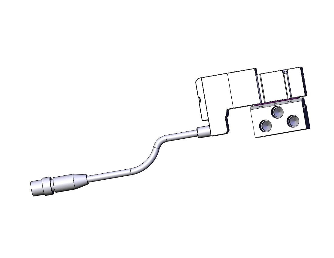 SMC SV1100-5W3U-01 valve, sol, SV1000 SOLENOID VALVE, 5-PORT