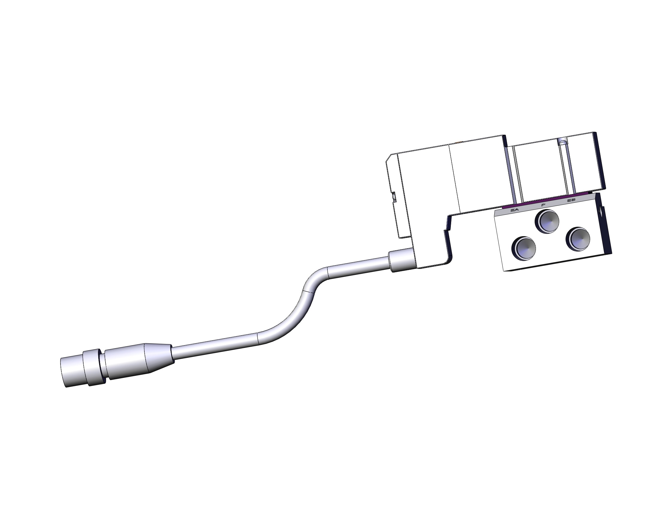 SMC SV1100R-5W1UD-01 2 position single solenoid, 4/5 PORT SOLENOID VALVE