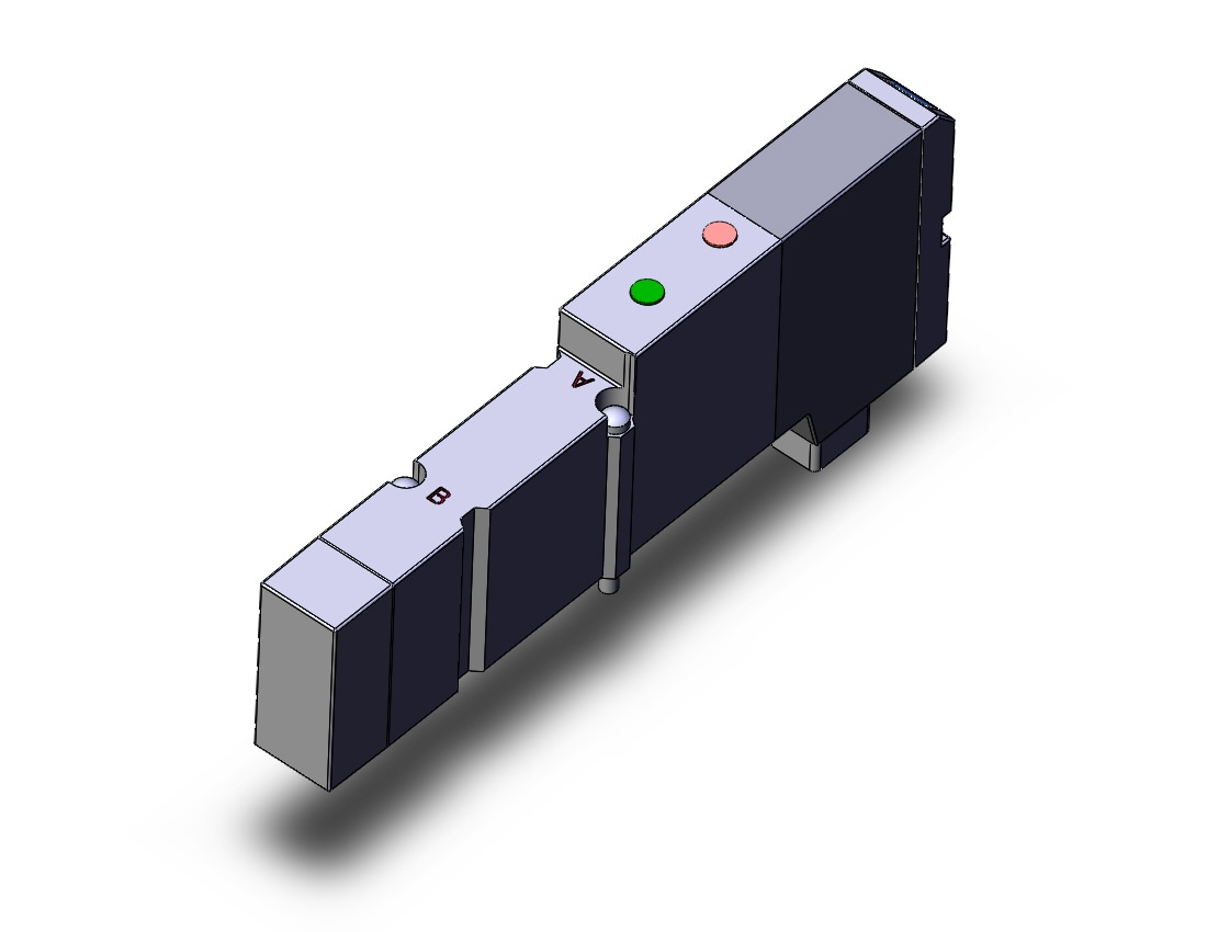 SMC SV1500-6FU valve, dbl sol, plug-in, SV1000 SOLENOID VALVE, 5-PORT