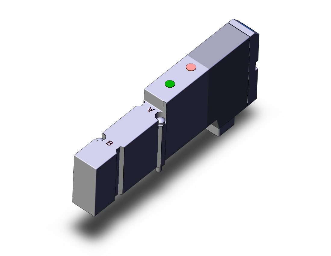 SMC SV1C00-6FU valve, dbl sol, plug-in, SV1000 SOLENOID VALVE, 5-PORT