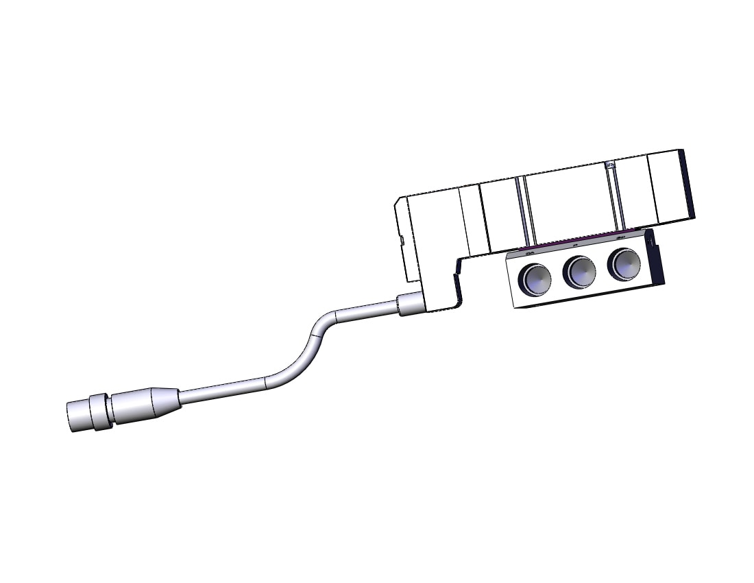 SMC SV2300-5W1R-02N 3 position closed center, 4/5 PORT SOLENOID VALVE