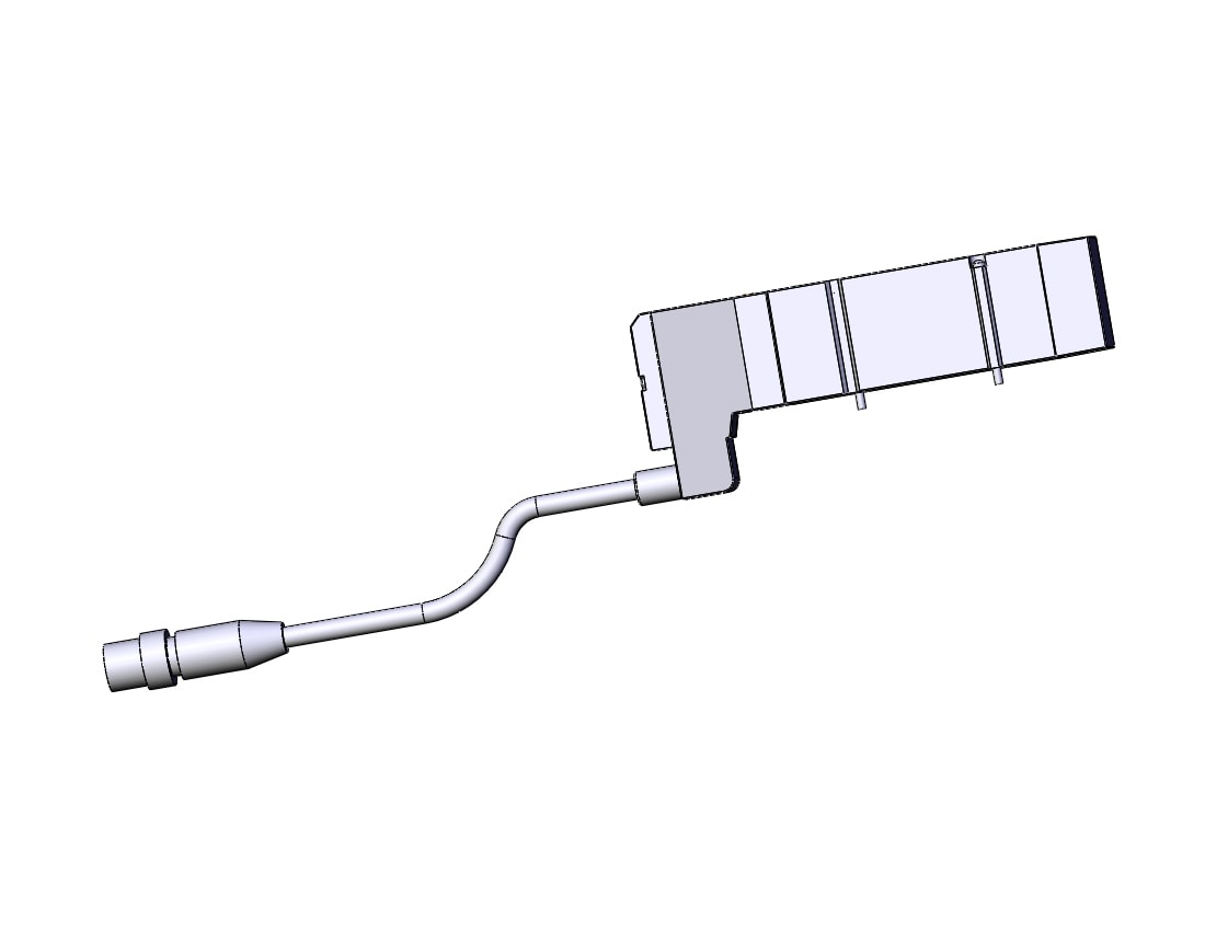 SMC SV2A00-5W1UD valve, dbl sol, plug-in, SV2000 SOLENOID VALVE, 5-PORT