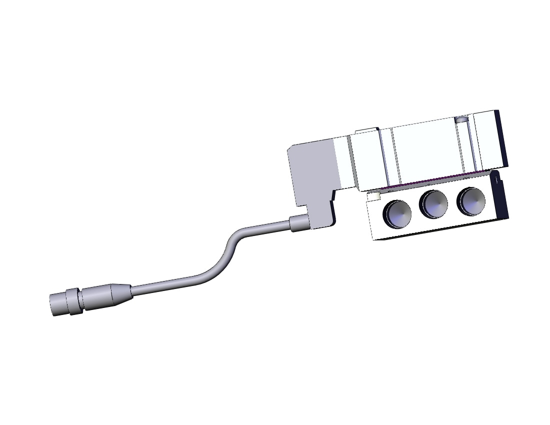 SMC SV3100-5W1UD-03T valve, w/subplate, SV3000 SOLENOID VALVE