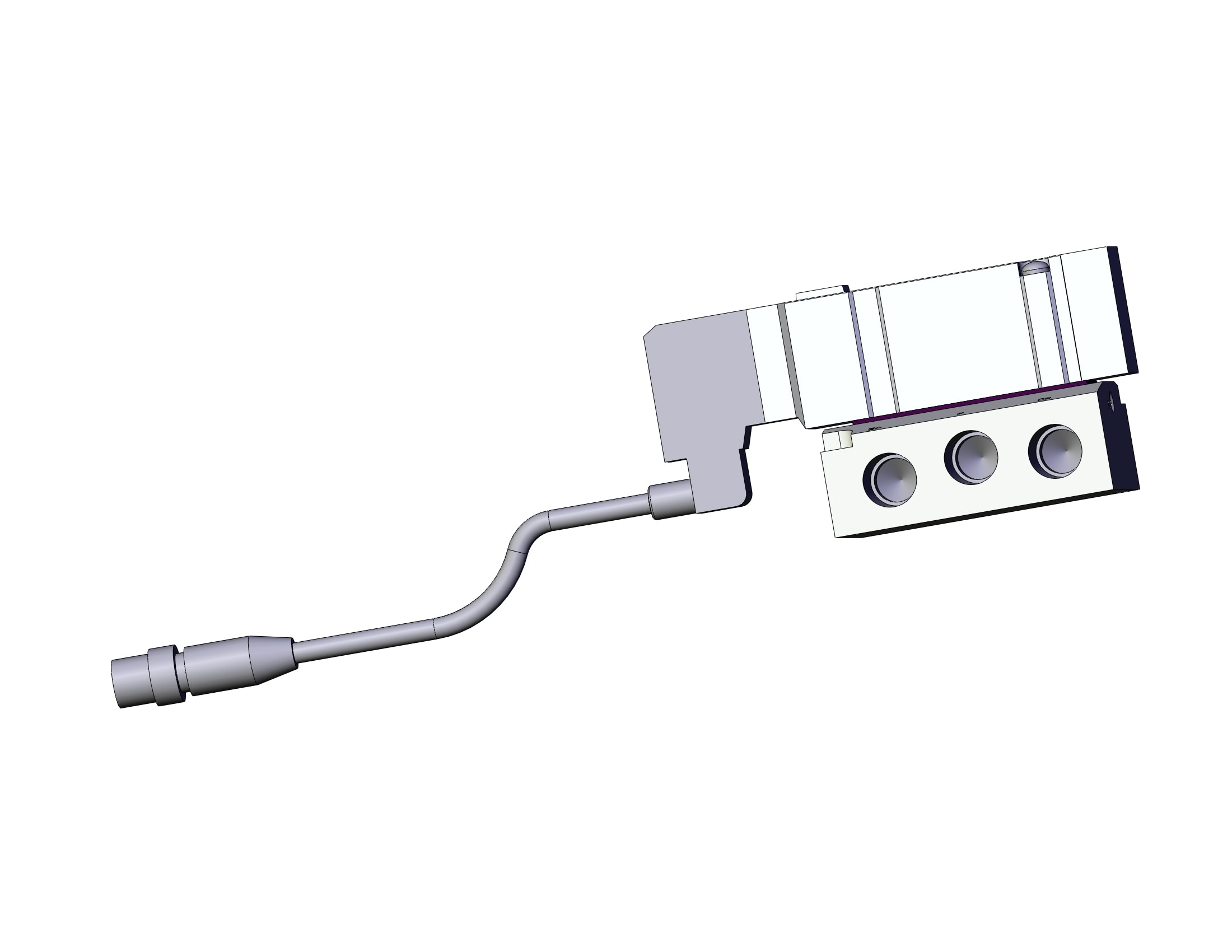 SMC SV3100-5W3U-02 valve, sub plate type, SV3000 SOLENOID VALVE