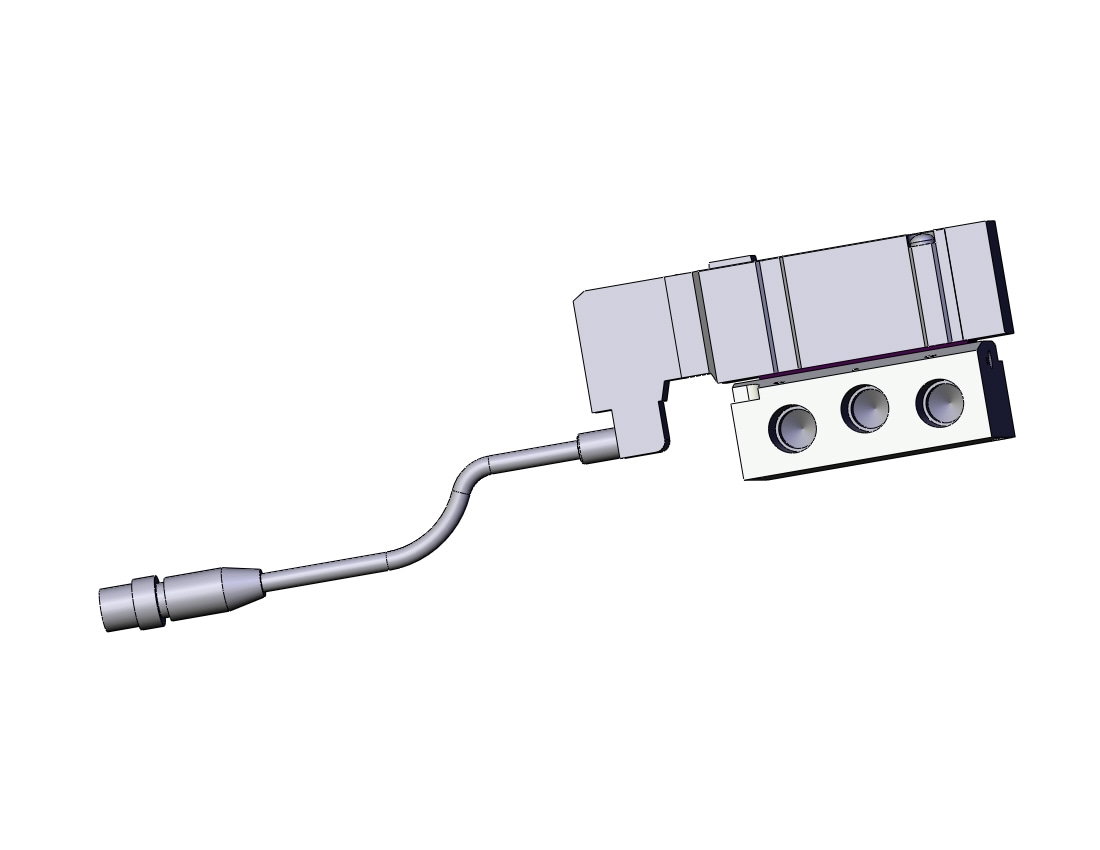 SMC SV3200-5W1UD-02 2 position double solenoid, 4/5 PORT SOLENOID VALVE