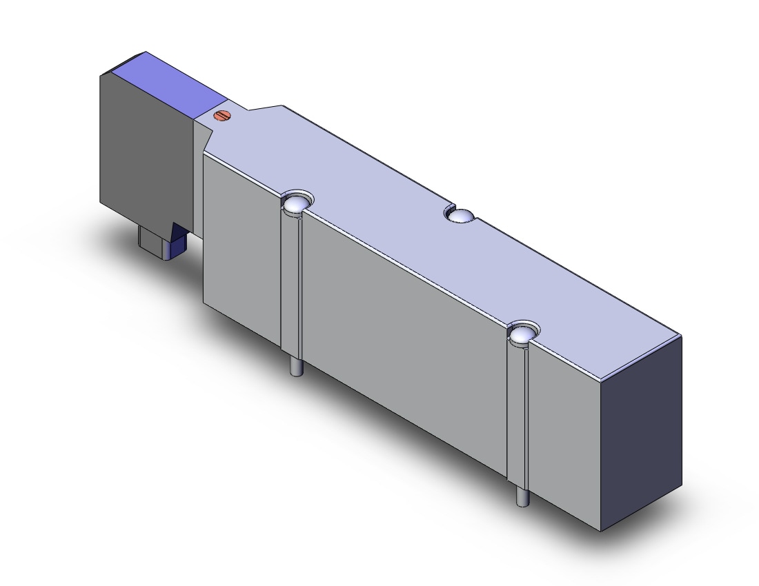 SMC SV4100R-5FUD valve, sgl sol, plug-in, SV4000 SOLENOID VALVE