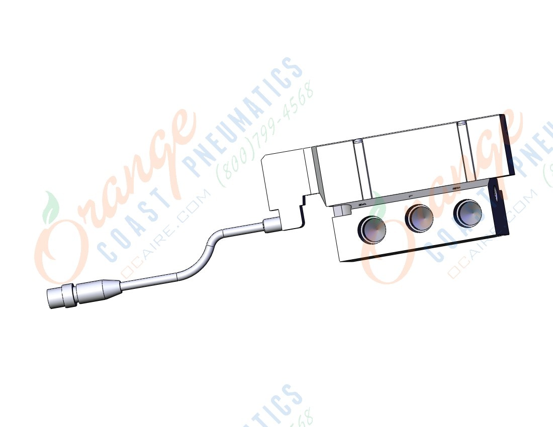 SMC SV4200-5W1U-03T valve, sub plate type, SV4000 SOLENOID VALVE