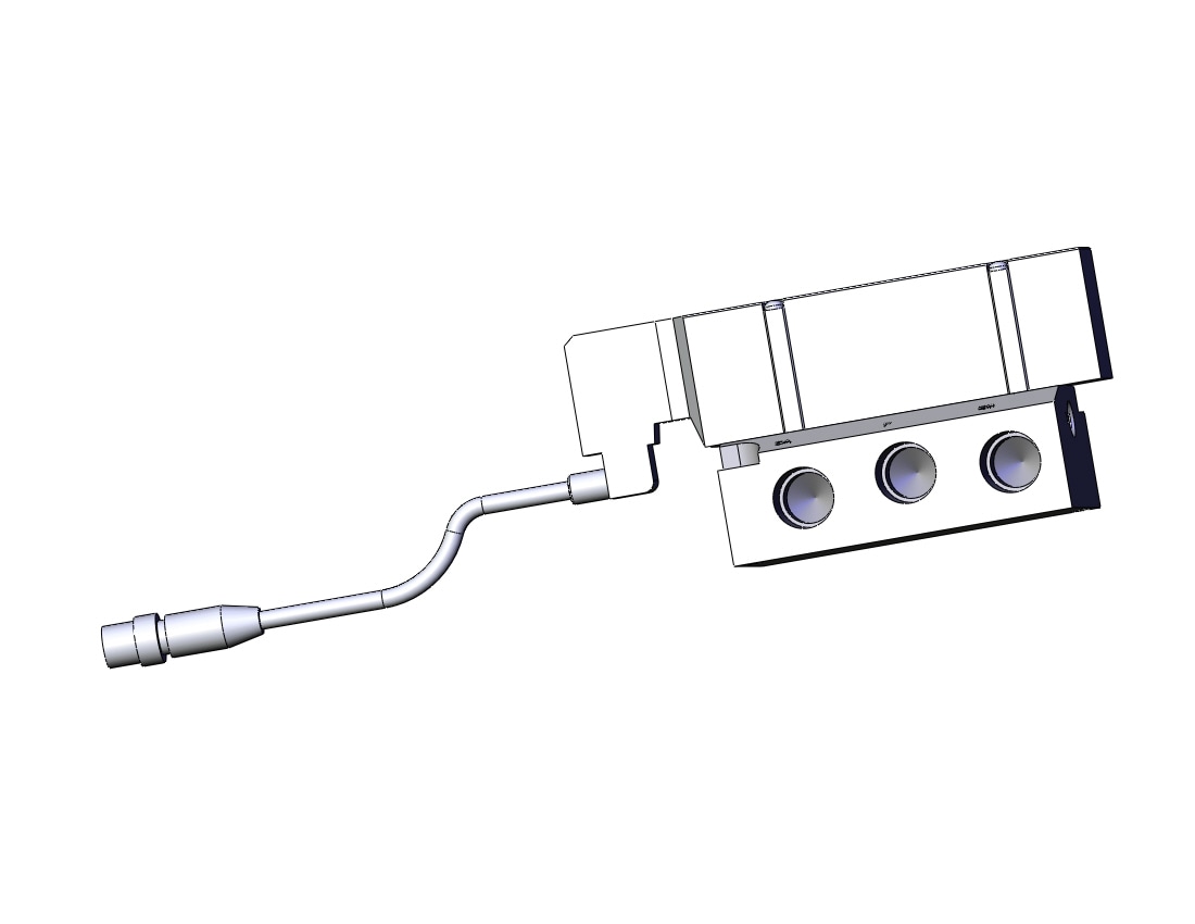 SMC SV4200-5W4U-03N valve, dbl sol, plug-in, SV4000 SOLENOID VALVE