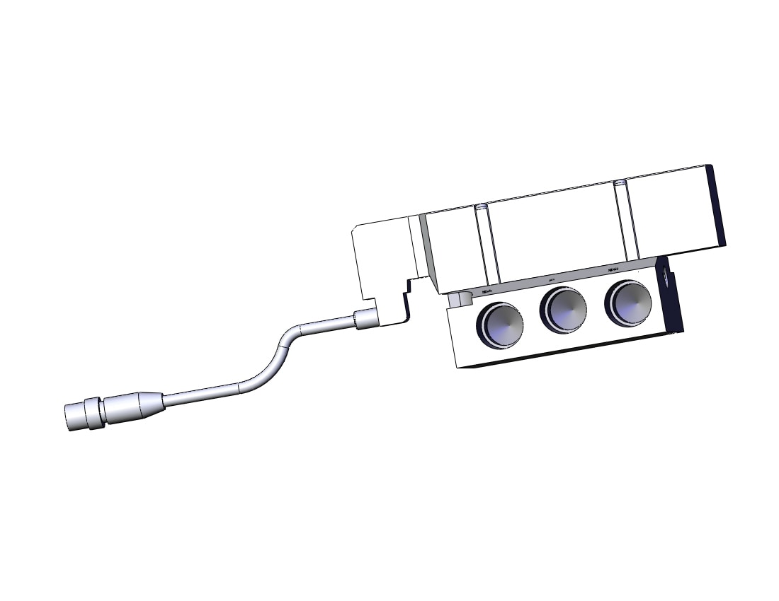 SMC SV4400-5W2UD-04N valve, dbl sol, plug-in, SV4000 SOLENOID VALVE