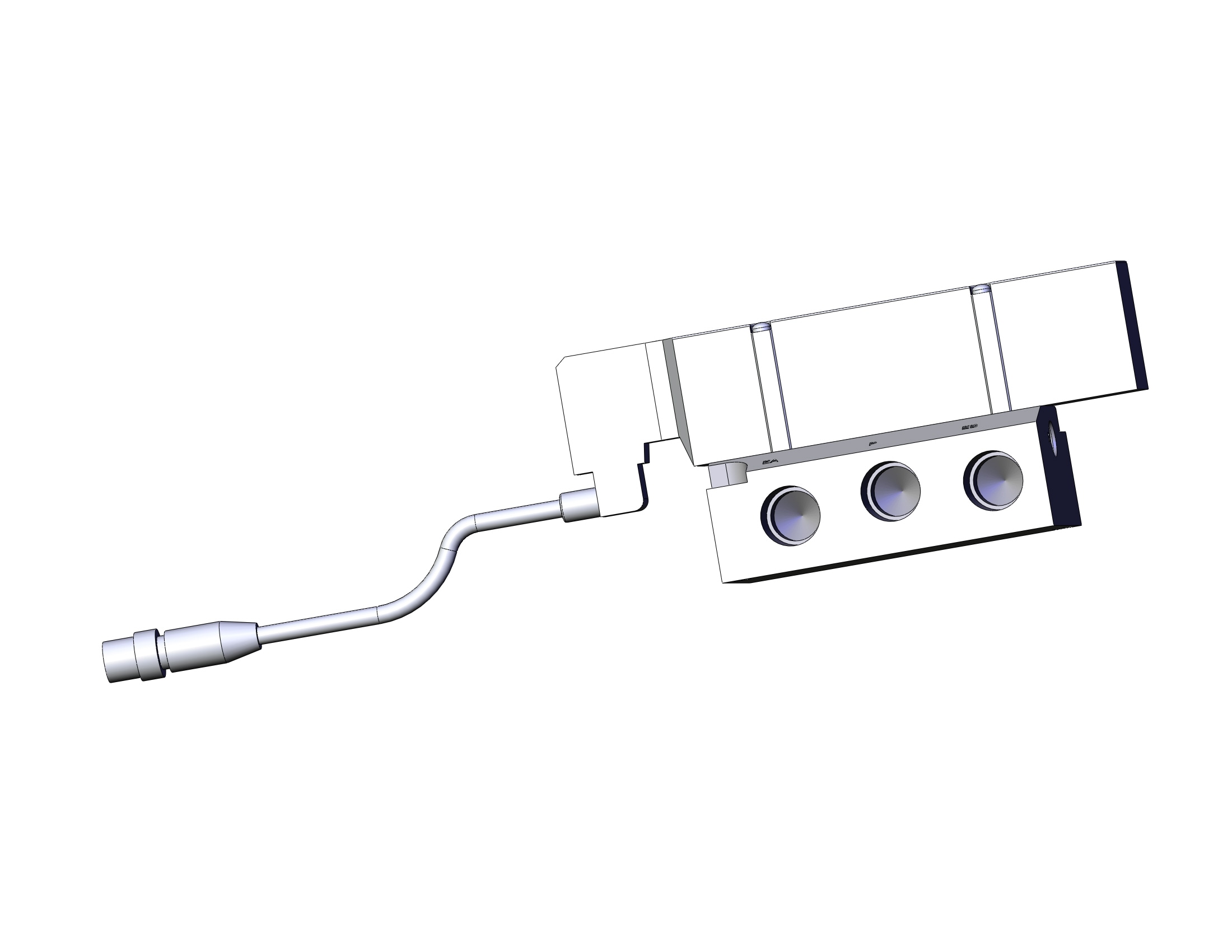 SMC SV4400-5W3U-03 valve, sub plate, SV4000 SOLENOID VALVE