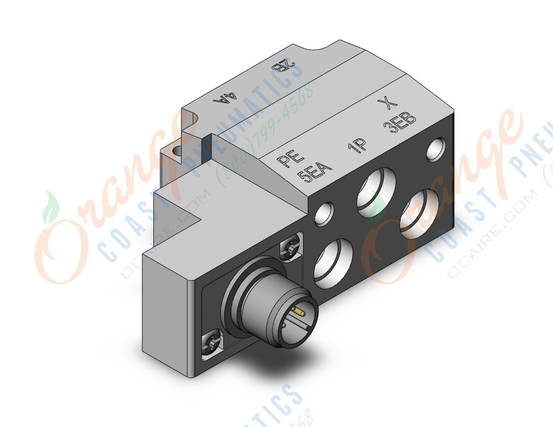 SMC SY30M-27-1-WO-01N sub plate assy, NEW SY3000 VALVE***