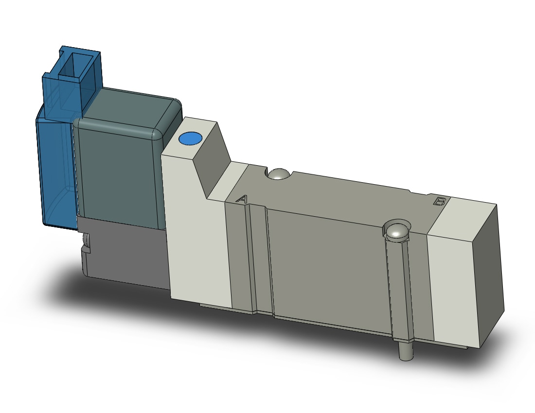 SMC SY3140-5MO valve, sgl sol, base mt (dc), SY3000 SOL/VALV