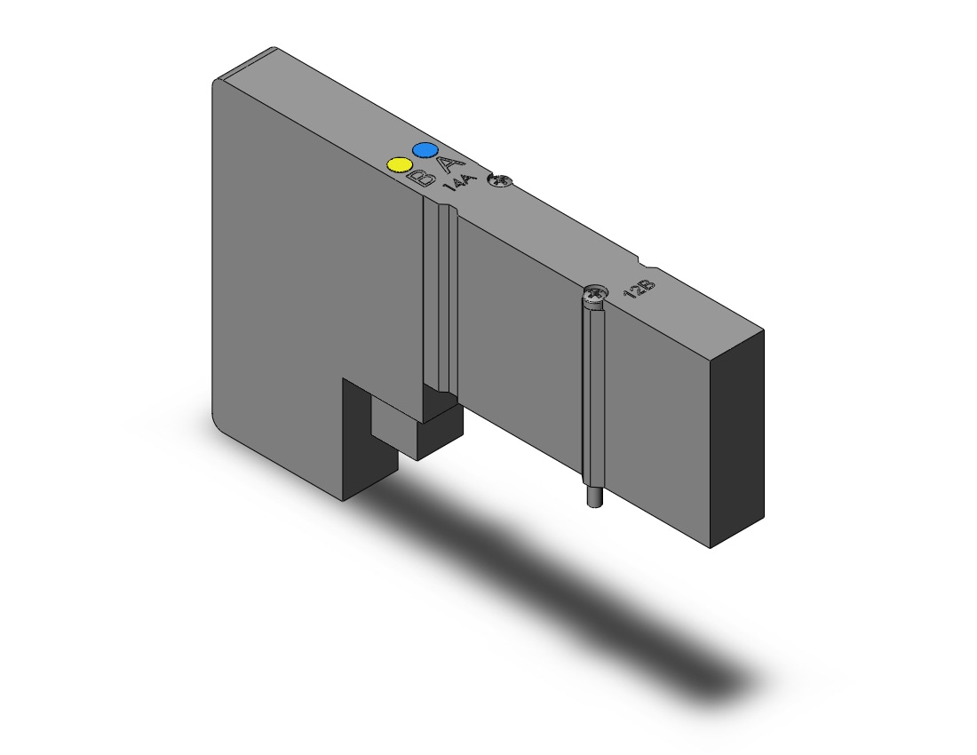 SMC SY3400-5Z1 mfld base, NEW SY3000 VALVE