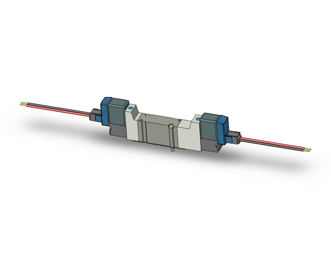 SMC SY3540-5LZ valve, dbl sol, base mt (dc), SY3000 SOL/VALV