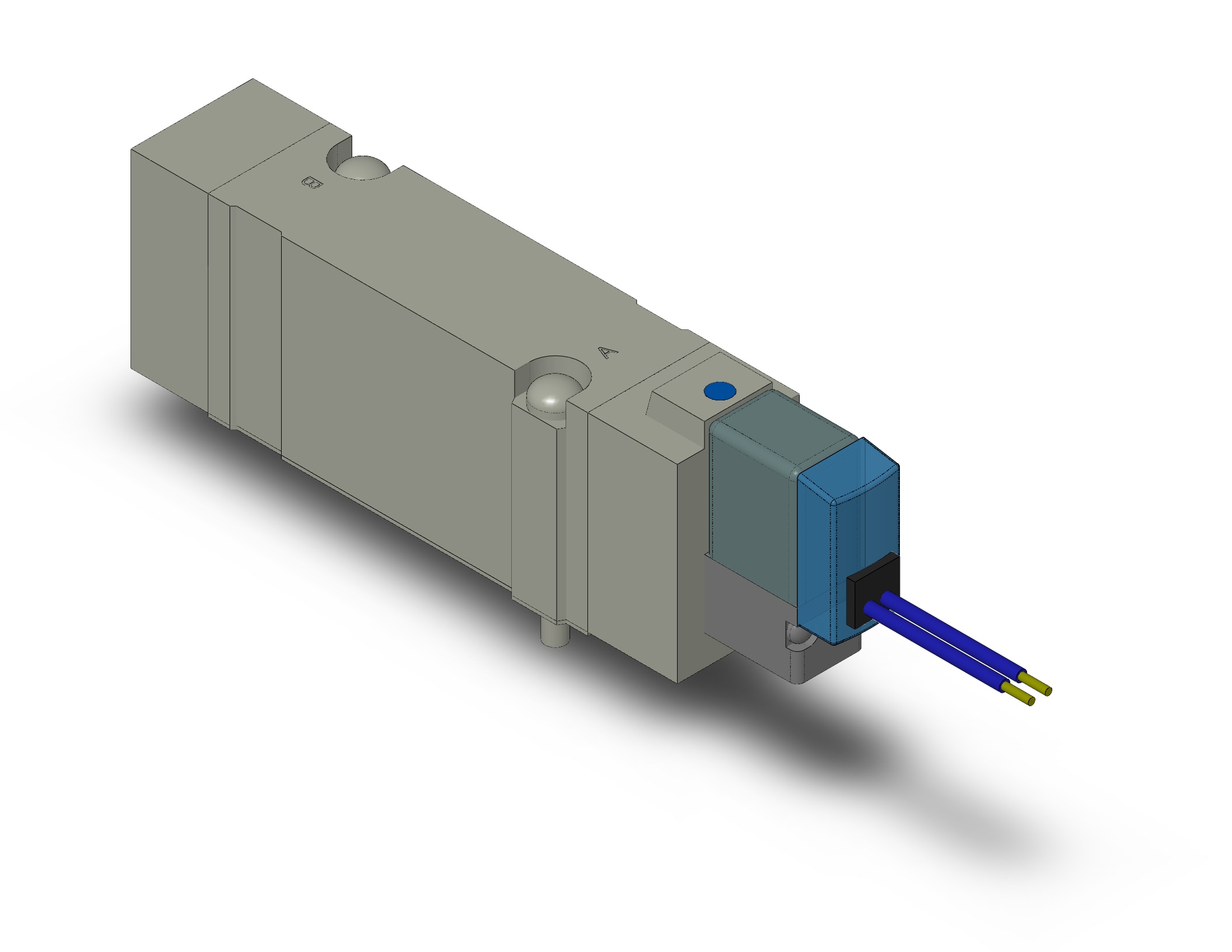 SMC SY7140-5GZ valve, sgl sol, base mt (dc), SY7000 SOL/VALV