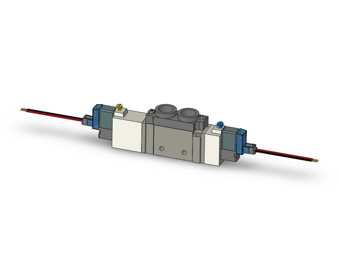 SMC SY7320-5LZE-02 valve, dbl sol, body pt (dc), SY7000 SOL/VALVE, RUBBER SEAL