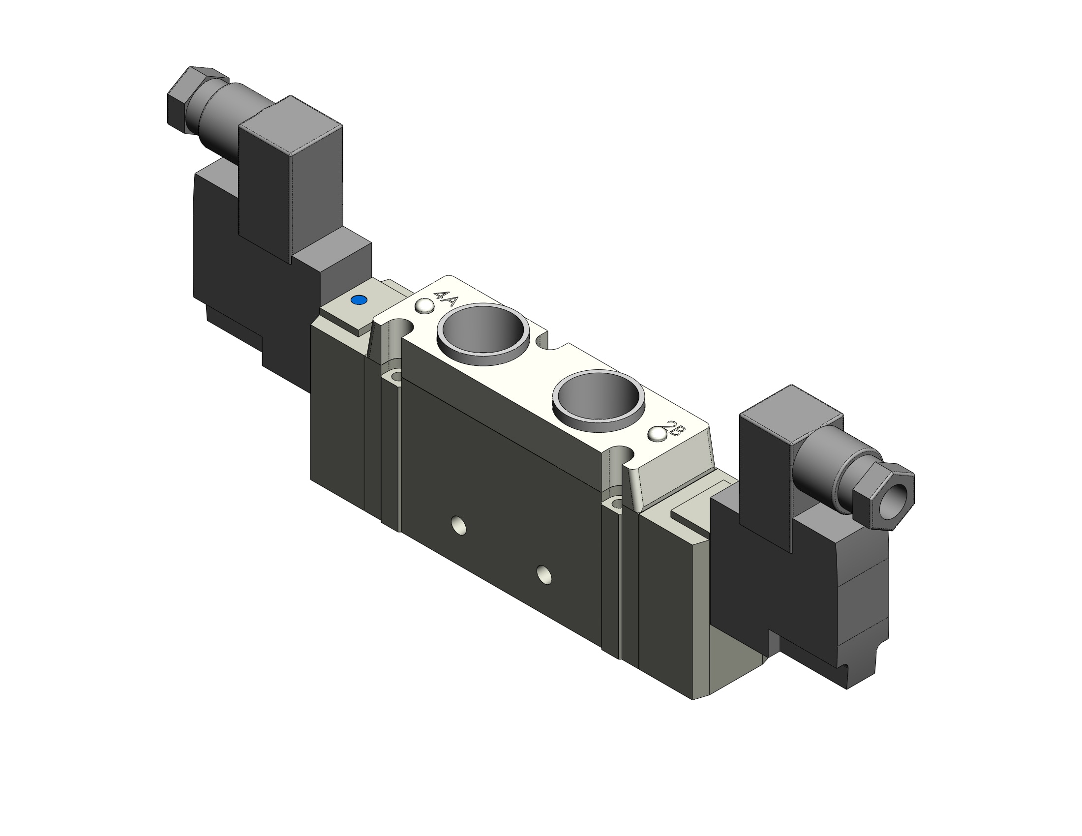 SMC SY9220-5DZ-03 valve, dbl sol, SY7000 SOL/VALVE, RUBBER S