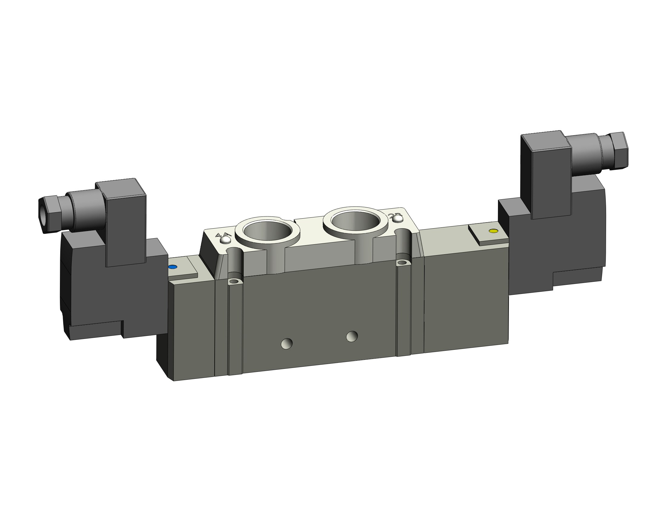 SMC SY9320-3DZ-03 valve, dbl sol, SY7000 SOL/VALVE, RUBBER SEAL