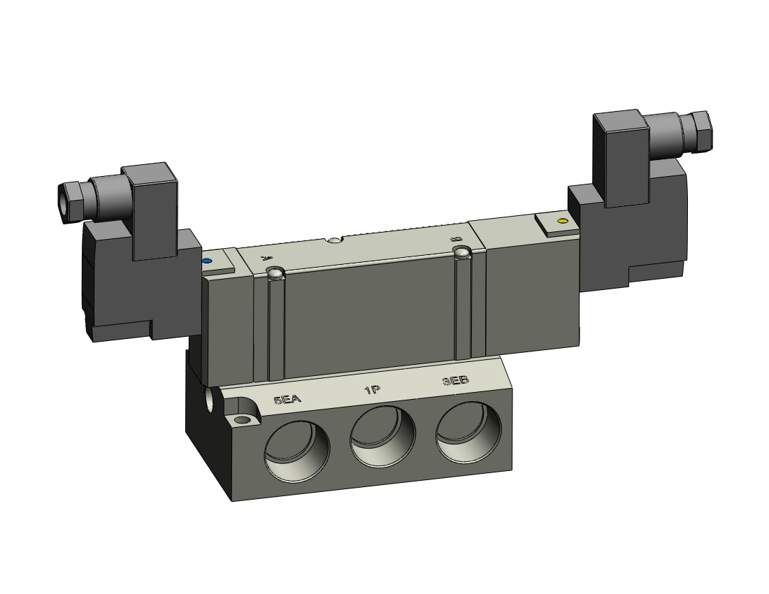 SMC SY9440R-5DZ-04T valve, sol, SY7000 SOL/VALVE, RUBBER SEAL