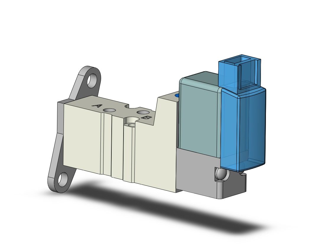 SMC SYJ3120-5MOS-M3-F valve, sgl sol, body pt (dc), SYJ3000 SOL VALVE 4/5 PORT***