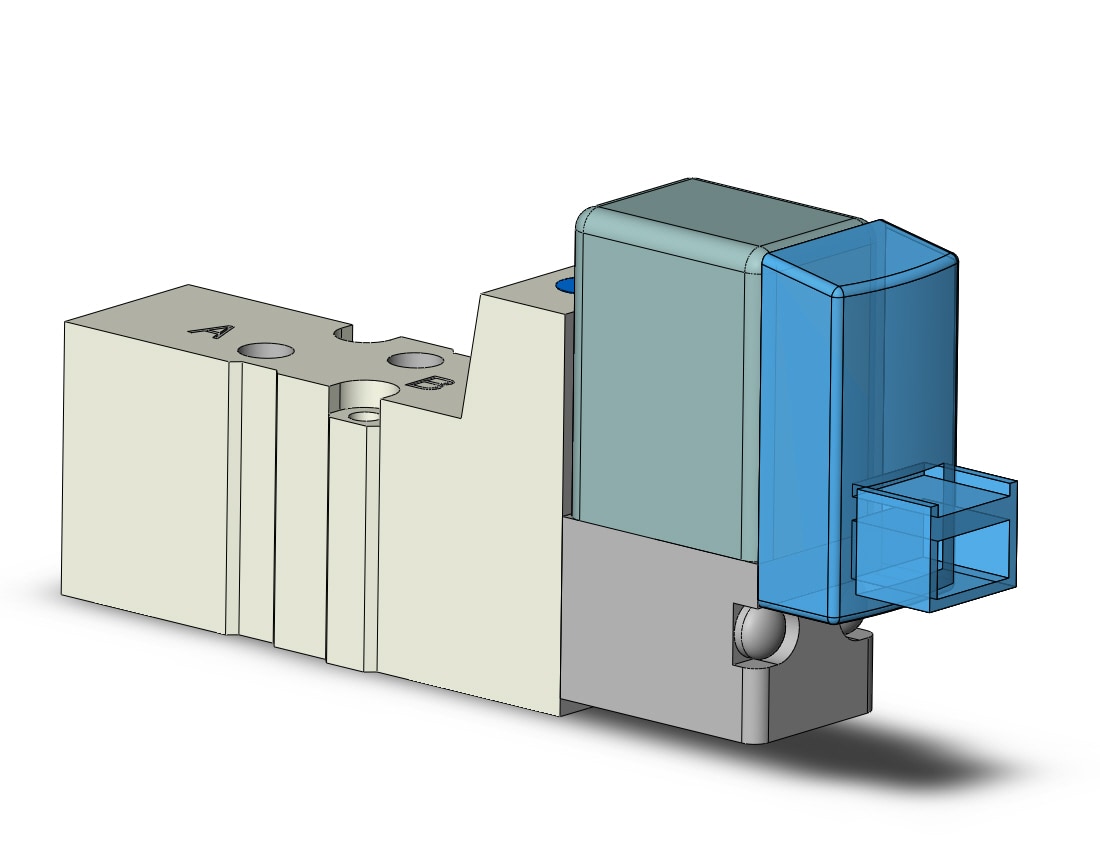 SMC SYJ3120T-5LOZ-M3-Q valve, sgl sol, body pt, SYJ3000 SOL