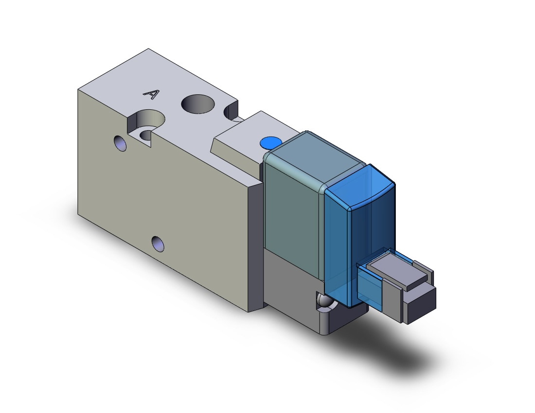 SMC SYJ512-5LNZ-M5 valve, sol, body pt (dc), SYJ500 SOLENOID VALVE 3/PORT***