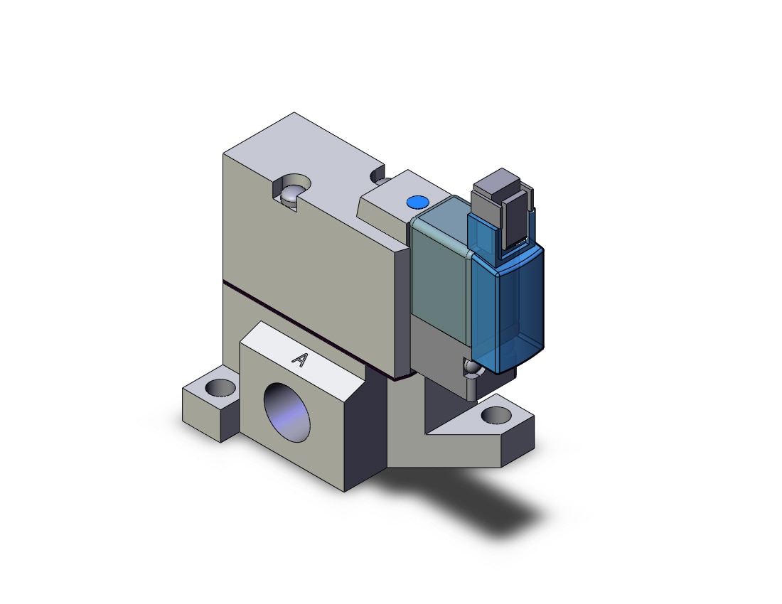 SMC SYJ514R-5MNZ-01 valve, sol, base mt (dc), SYJ500 SOLENOID VALVE 3/PORT***