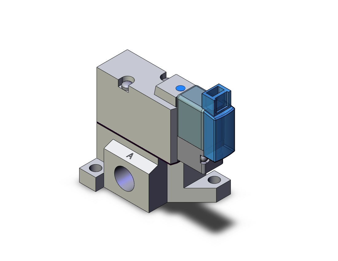 SMC SYJ514R-5MOZ-01 valve, sol, base mt (dc), SYJ500 SOLENOID VALVE 3/PORT***