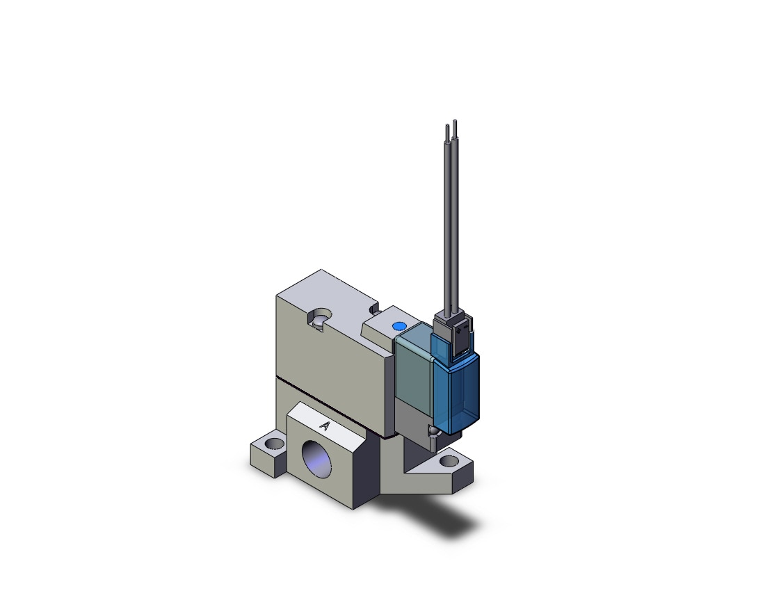 SMC SYJ524R-5MZ-01 valve, sol, base mt (dc), SYJ500 SOLENOID VALVE 3/PORT***