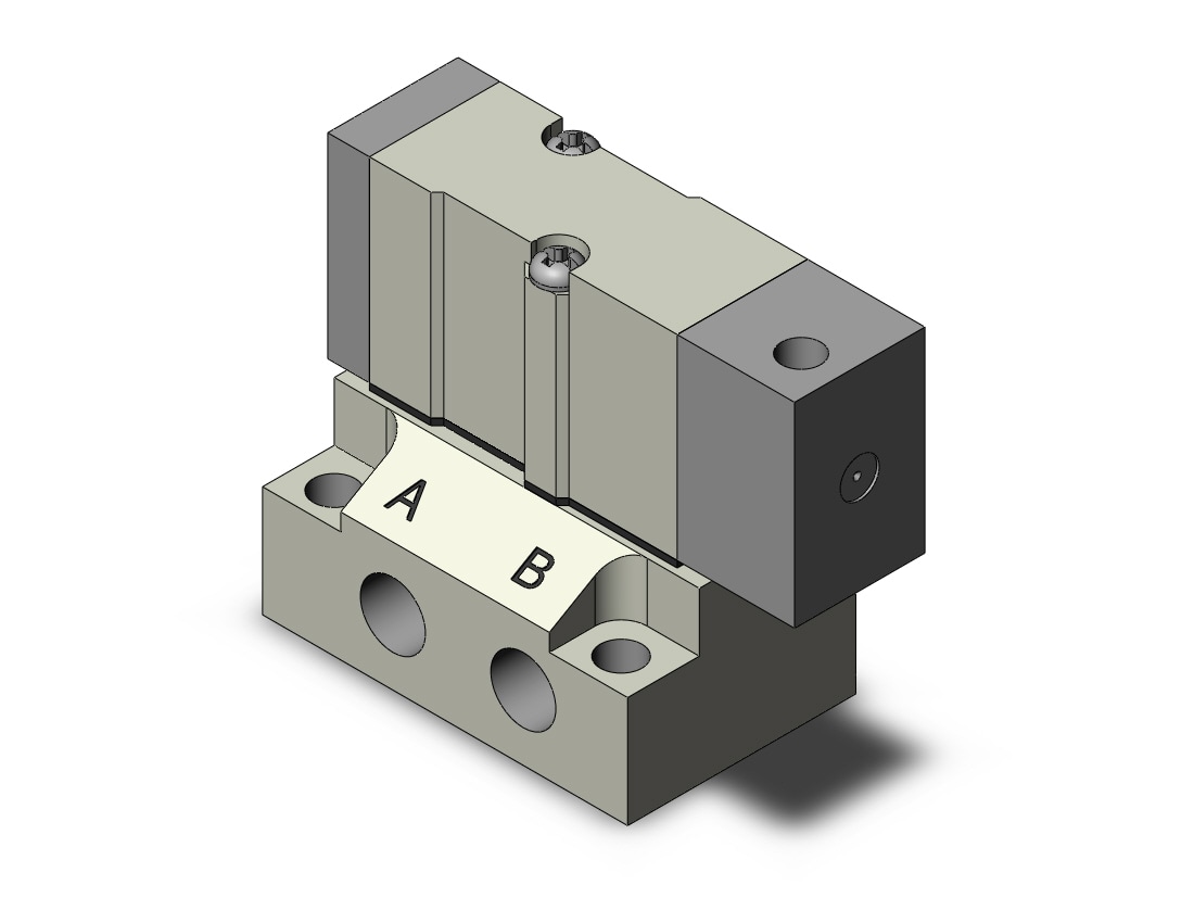 SMC SYJA3140-M5 valve, sol/pilot, SYJ3000 SOL VALVE 4/5 PORT