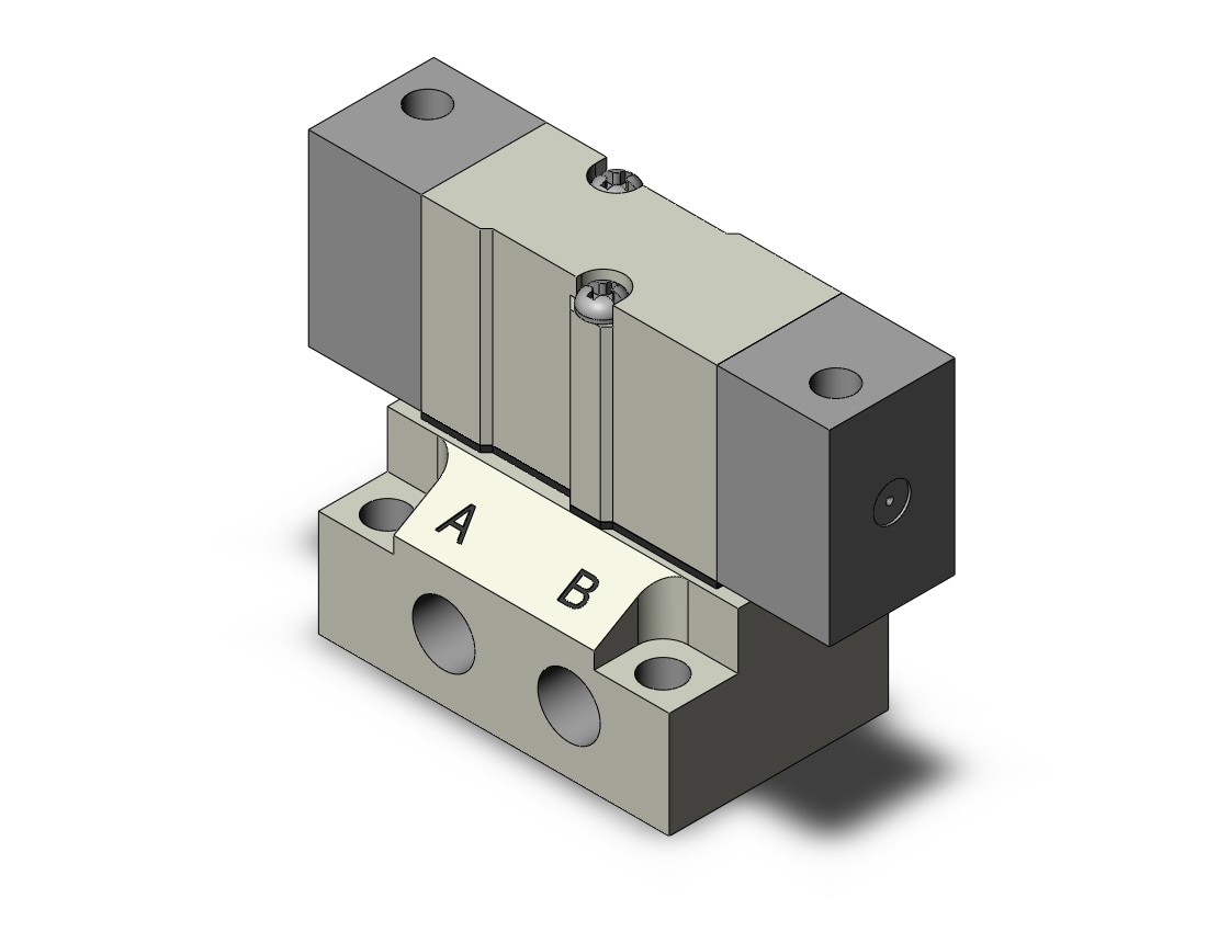 SMC SYJA3240-M5 valve, air pilot, SYJ3000 SOL VALVE 4/5 PORT