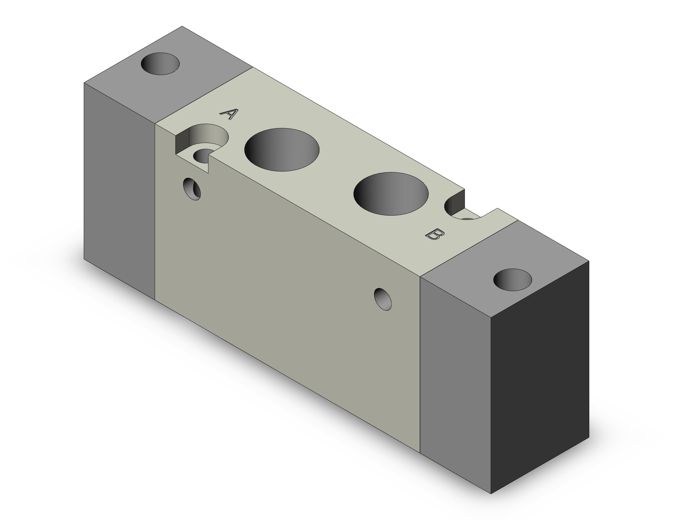 SMC SYJA7220-01 valve, air pilot, SYJ7000 SOLENOID VALVE 5/PORT