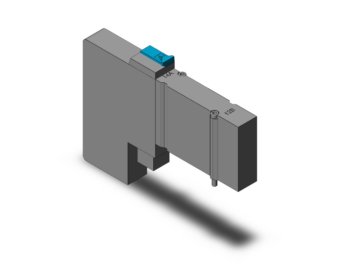 SMC SY3101-5UF1-B valve, sol, NEW SY3000 VALVE