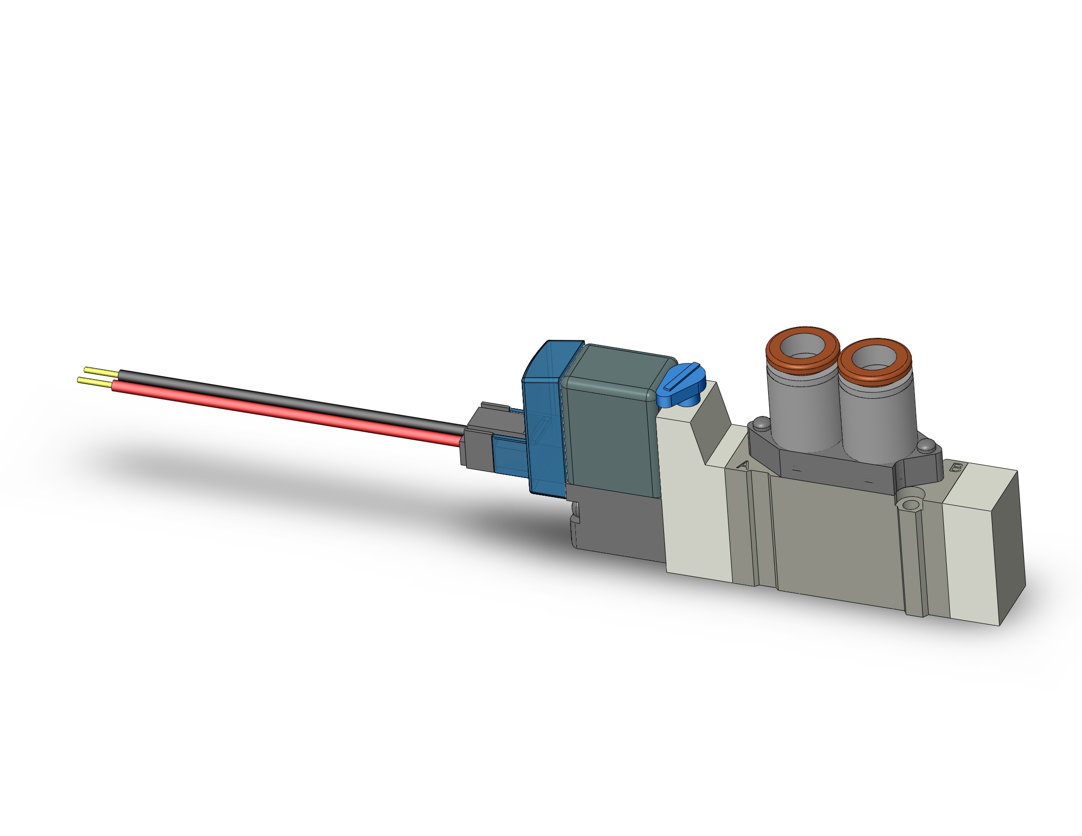 SMC SY3120-5LUE-C6 5 port solenoid valve, 4/5 PORT SOLENOID VALVE