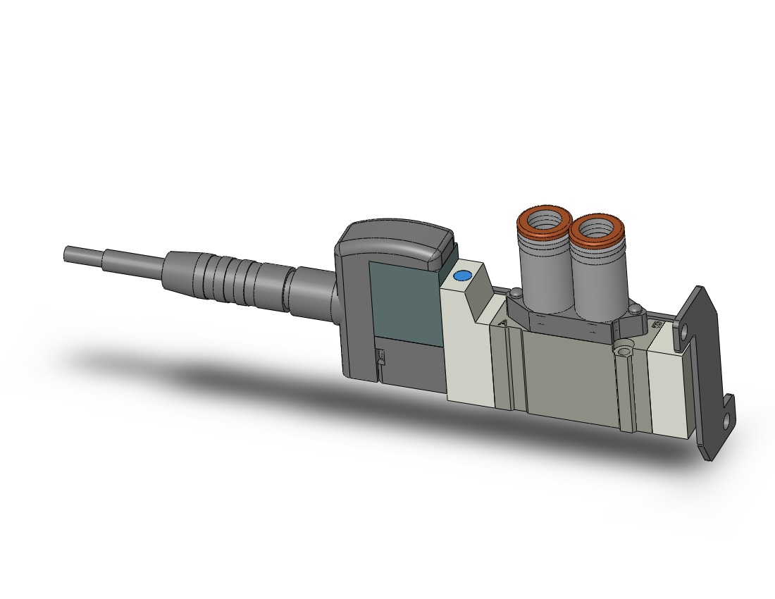 SMC SY3120-6W3-N7-F1 valve, sol, SY3000 SOL/VALVE, RUBBER SEAL