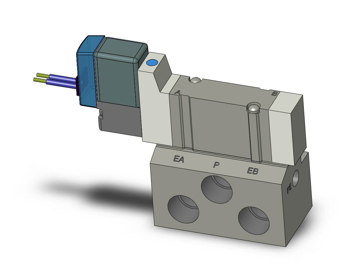 SMC SY3140R-5GS-01 5 port solenoid valve, 4/5 PORT SOLENOID VALVE