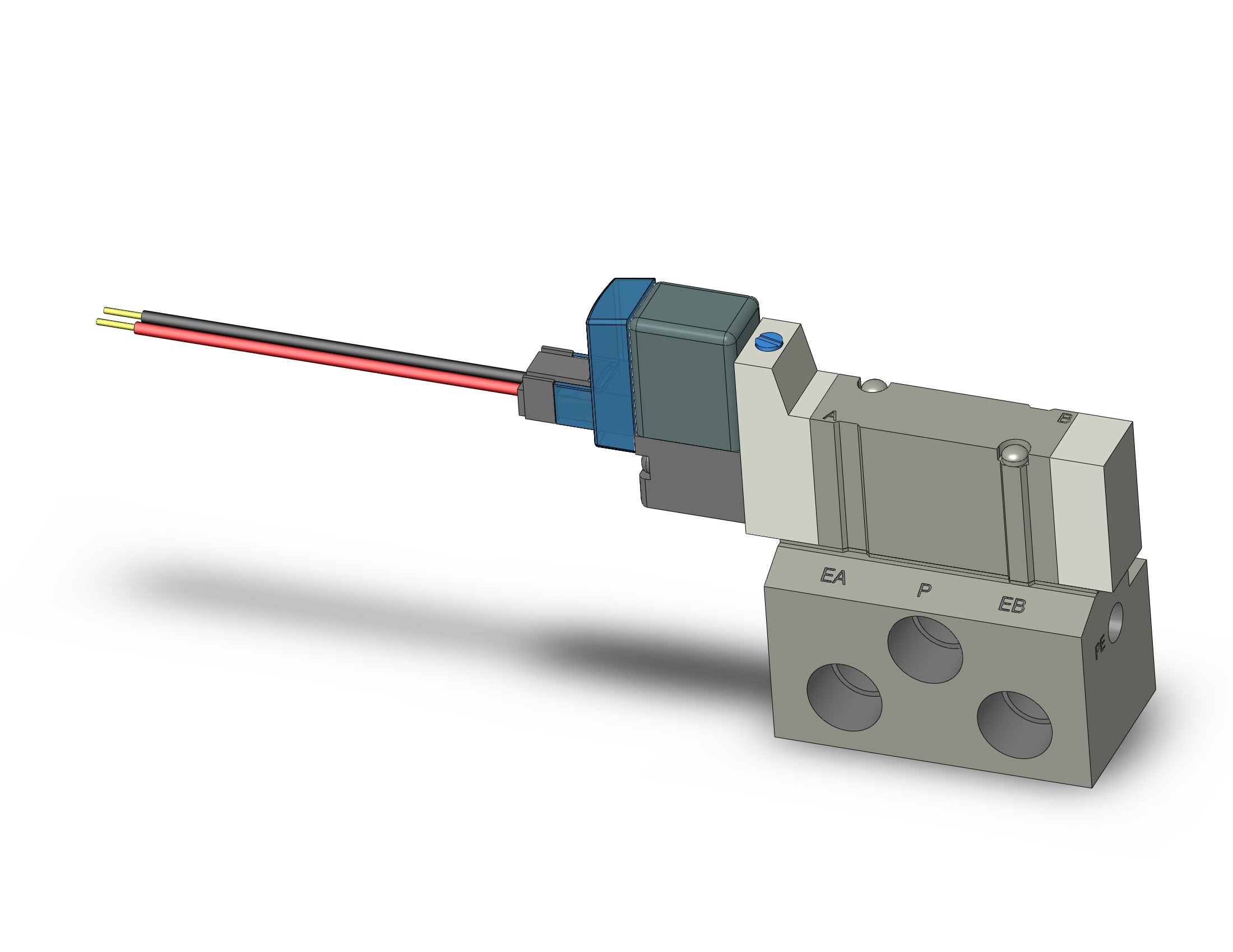 SMC SY3140R-5LZD-01 5 port solenoid valve, 4/5 PORT SOLENOID VALVE