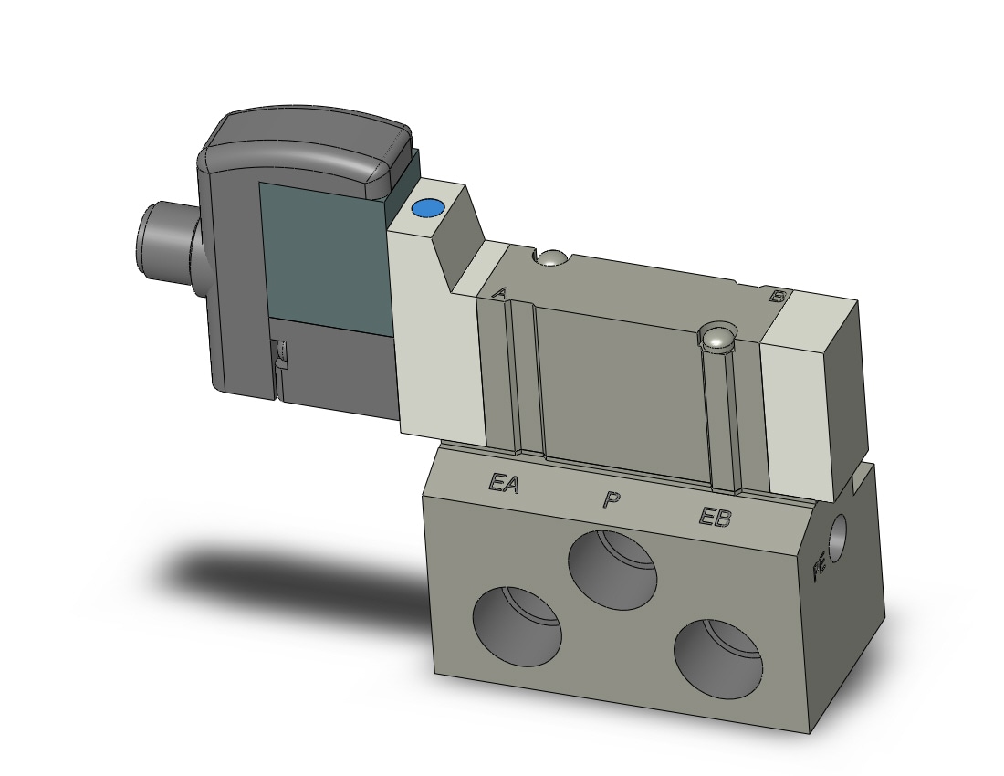 SMC SY3140R-5WOU-01 valve, sol, SY3000 SOL/VALVE, RUBBER SEAL***