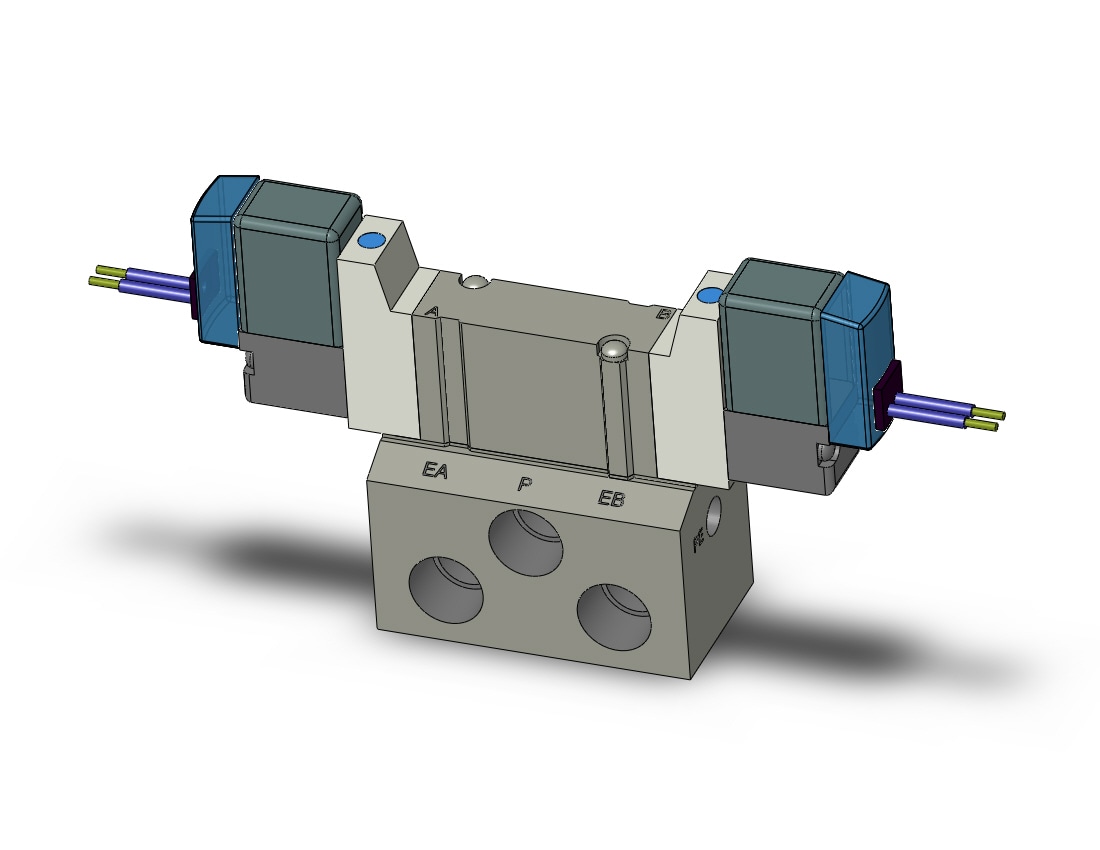 SMC SY3240-5HZ-01 5 port solenoid valve, 4/5 PORT SOLENOID VALVE