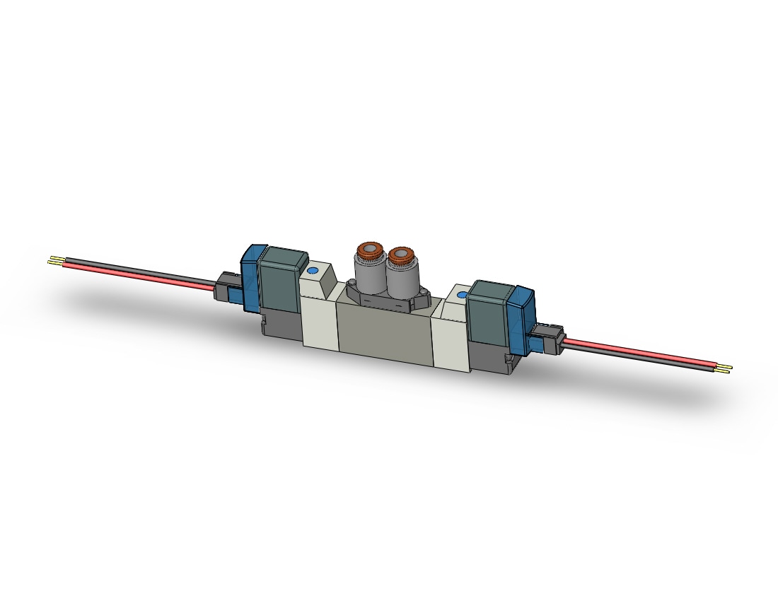 SMC SY3260-5LU-C4 valve, dbl sol, cassette (dc), SY3000 SOL/VALVE, RUBBER SEAL***