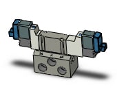 SMC SY3340R-5LOZ-01N 5 port solenoid valve, 4/5 PORT SOLENOID VALVE