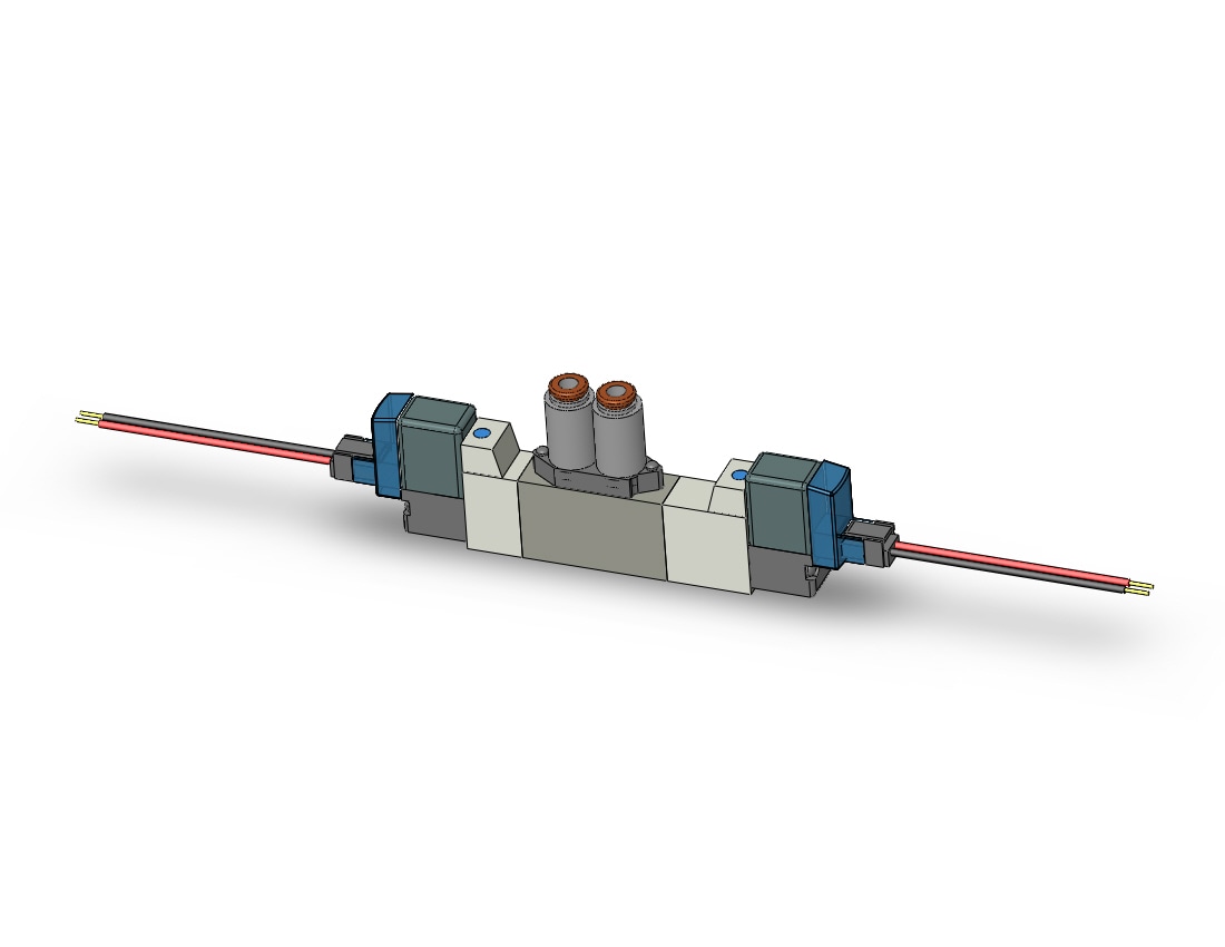 SMC SY3360-6LZ-N3 valve, dbl sol, cassette (dc), SY3000 SOL/VALVE, RUBBER SEAL