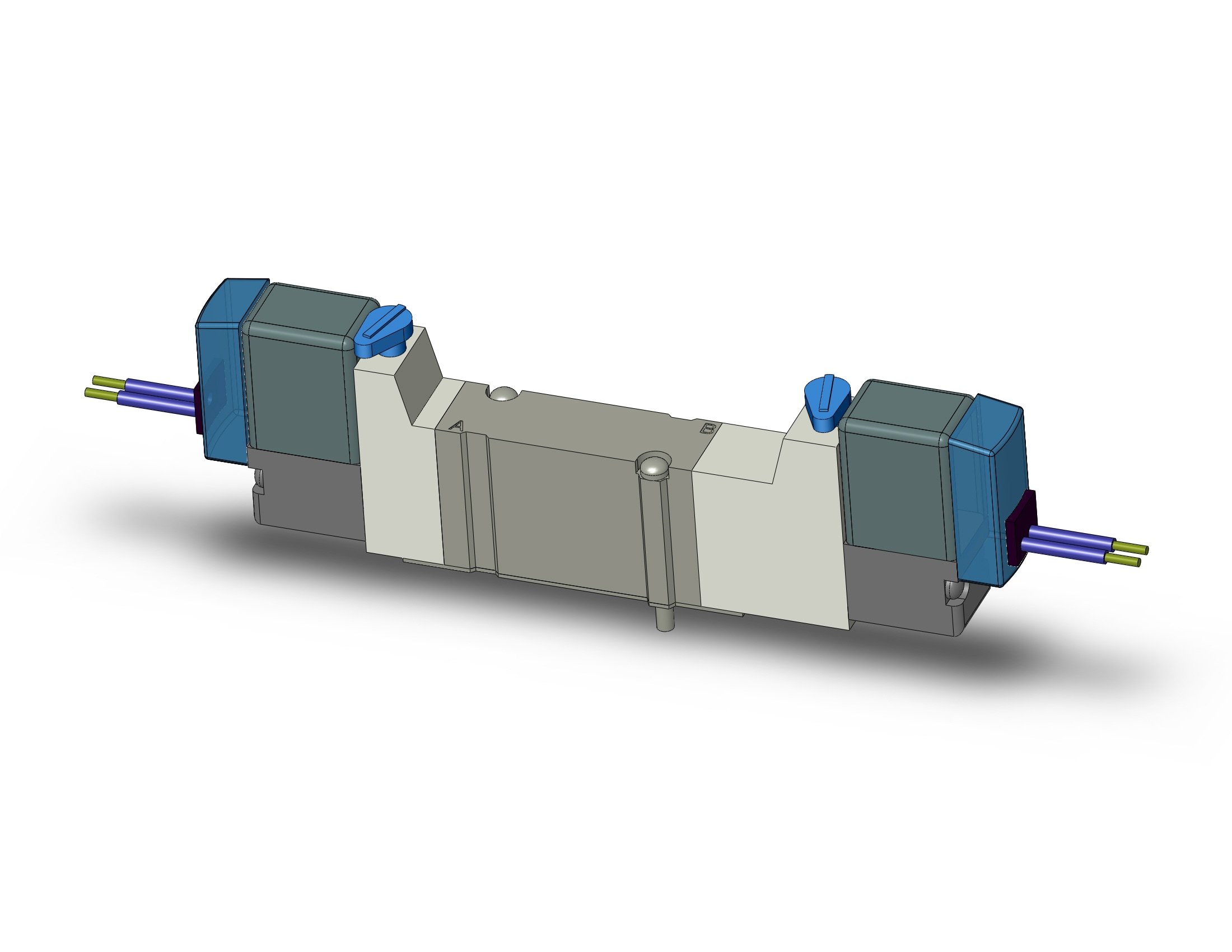 SMC SY3440-5GZE 5 port solenoid valve, 4/5 PORT SOLENOID VALVE