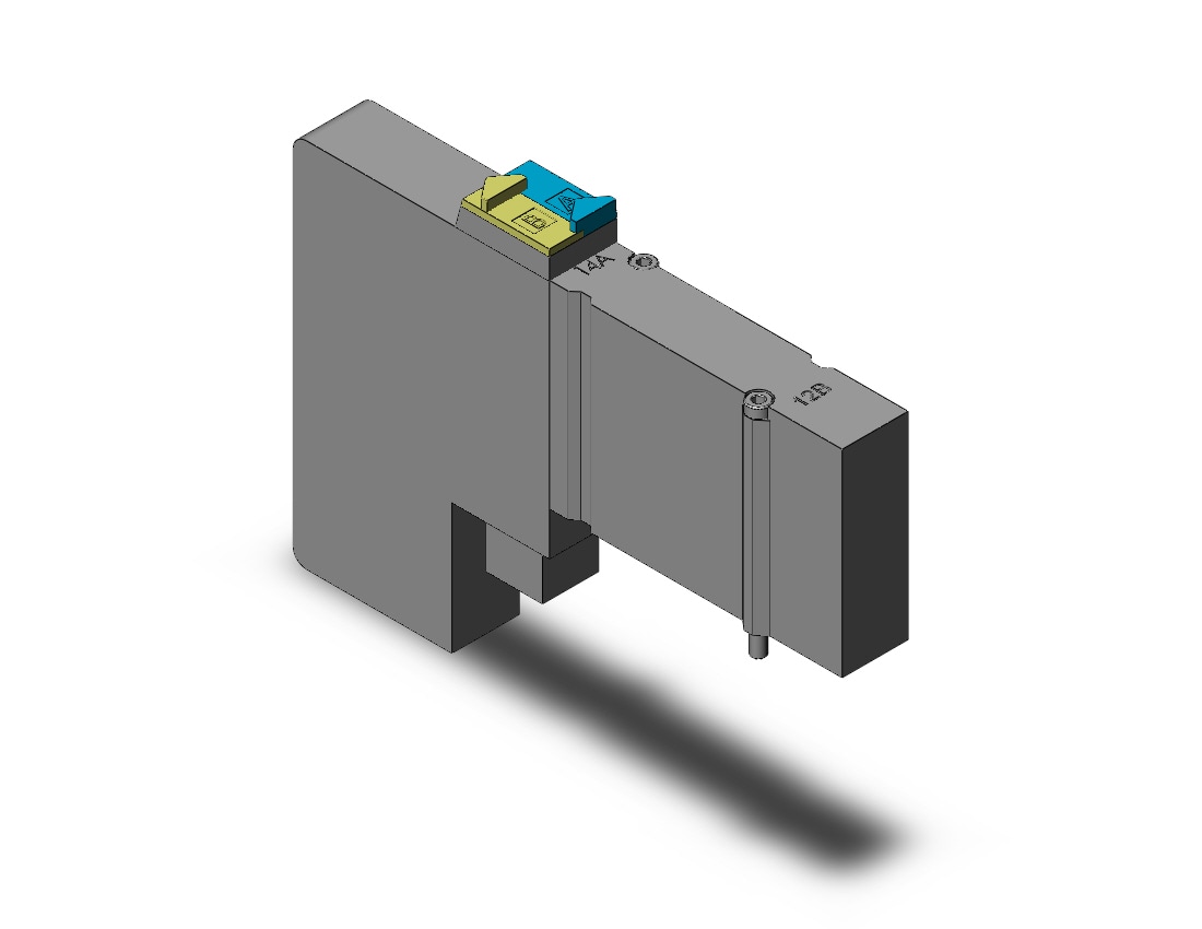 SMC SY3A00-5F1-B valve, 5 port solenoid, 4/5 PORT SOLENOID VALVE