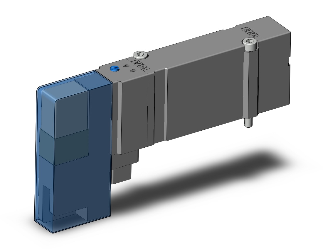 SMC SY5100-5UD1-H valve, 5 port solenoid, 4/5 PORT SOLENOID VALVE